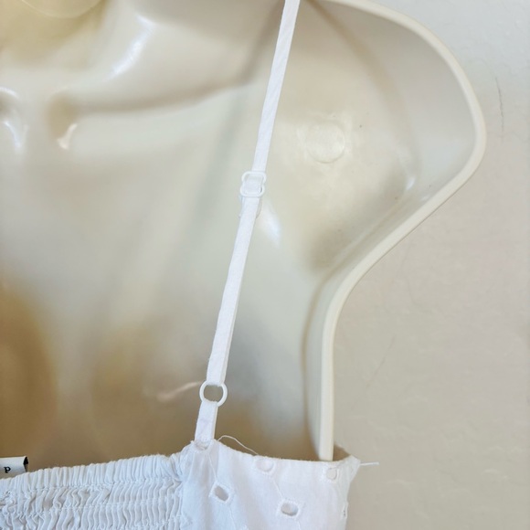 A New Day Eyelet White Tea Length‎ Midi Dress - Picture 5 of 11